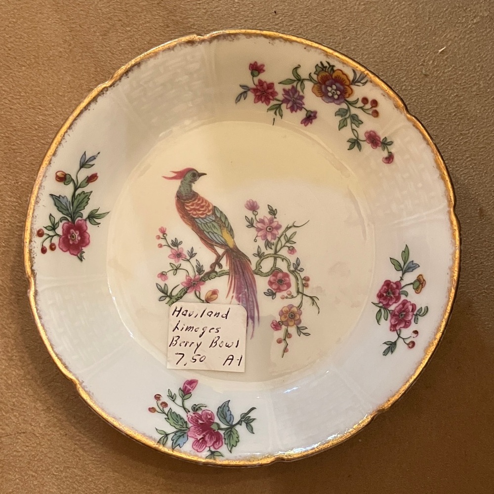 Haviland Limoges Floral berry bowl